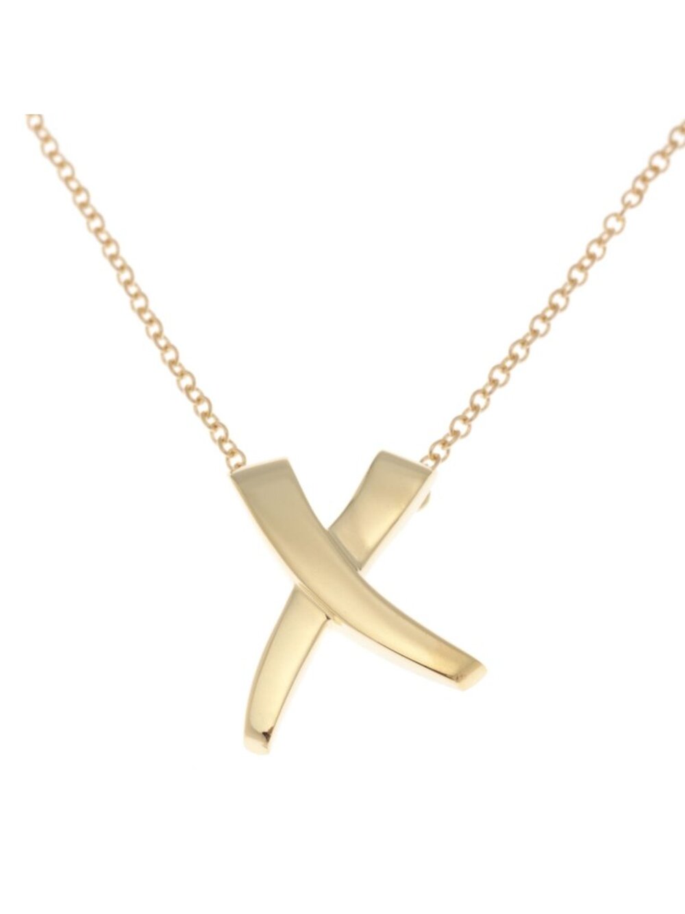 Tiffany & Co Necklace Kiss 18k Yellow Gold
